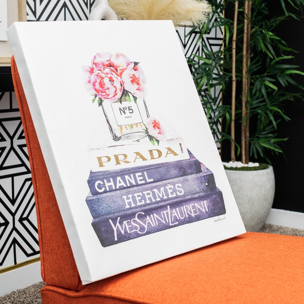 Hermes Chanel YSL Canvas Wall Art, 16 x 20